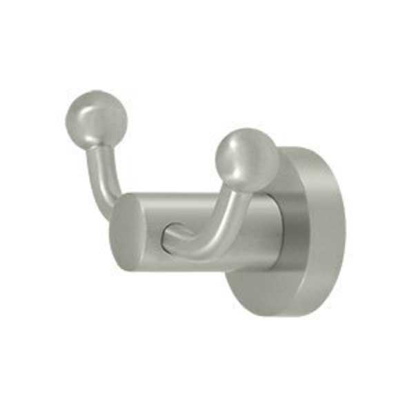 Deltana Double Robe Hook, Satin Nickel Finish, Nobe Series, 10PK BBN2010-15-XCP10